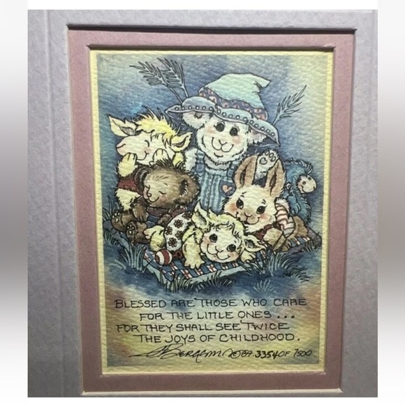 Framed JODY BERGSMA LIMITED EDITION #3354 OF 7500 ART PRINT SIGNED MATTED Gift - Picture 2 of 4